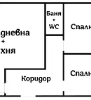 Тристаен апартамент за ремонт в Центъра на Варна с удобна локация