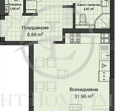 Снимка 2 — Тристаен апартамент в Пловдив, Гагарин