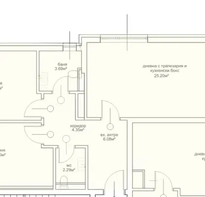 Снимка 2 — Тристаен апартамент с тераса в нов комплекс в Горна баня, София