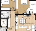 Снимка 2 — Тристаен апартамент в София, Горна баня