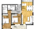 Снимка 2 — Тристаен апартамент с подово отопление в Христо Смирненски, Пловдив