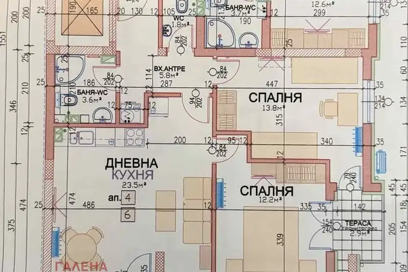 Тристаен апартамент в Каменица 1, Пловдив с асансьор