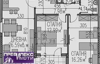 Тристаен апартамент с модерна локация в Каменица 2, Пловдив