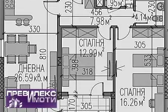 Тристаен апартамент с модерна локация в Каменица 2, Пловдив