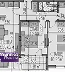 Тристаен апартамент с модерна локация в Каменица 2, Пловдив