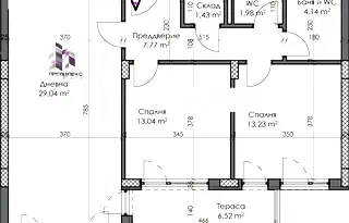 Тристаен апартамент с южно изложение в Каменица 2, Пловдив