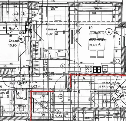 Снимка 5 — Тристаен апартамент в Пловдив, Коматево