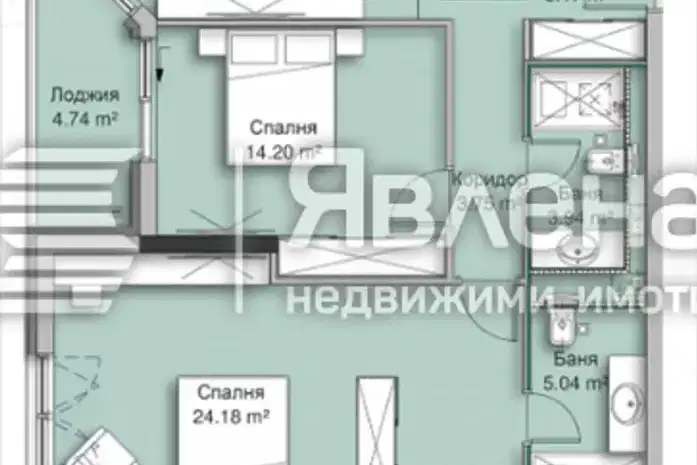 3-bedroom apartment in Sofiya, Krystova Vada