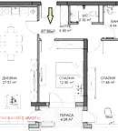 Тристаен апартамент с тераса в нова сграда в Кършияка, Пловдив
