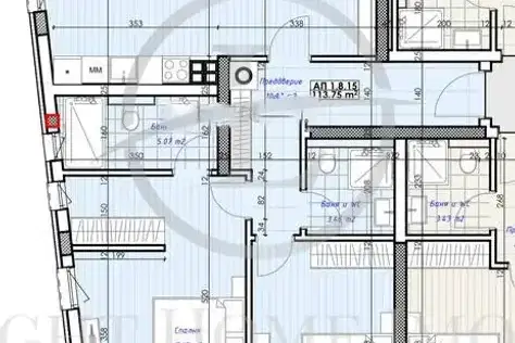 3-bedroom apartment in Plovdiv, Kyrshiyaka