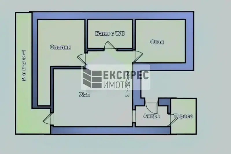 3-bedroom apartment in Varna, Levski 1