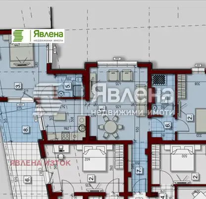 Снимка 2 — Тристаен апартамент с две тераси в Люлин 10, София