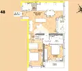 Снимка 4 — Тристаен апартамент с югоизточно изложение в Люлин 8, София