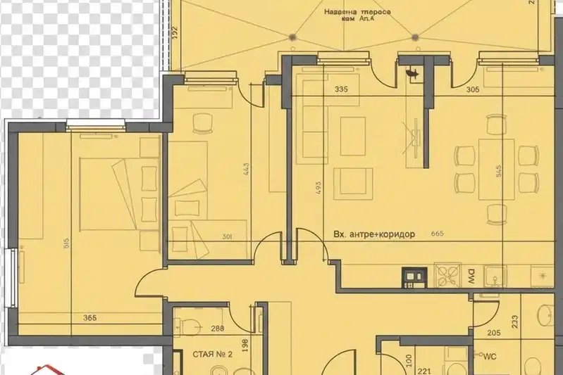 3-bedroom apartment in Sofia, Gyrdova Glava