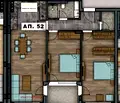 Снимка 2 — Тристаен апартамент с югозападно изложение в Малинова долина, София