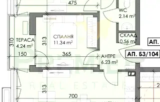 Тристаен апартамент в Бургас, Меден рудник - зона Б