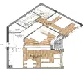 Снимка 2 — Тристаен апартамент с функционално разпределение в Младост 4, София