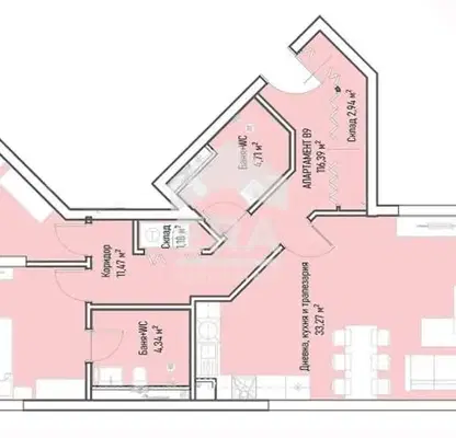 Photo 4 — 3-bedroom apartment in Sofiya, Mladost 4