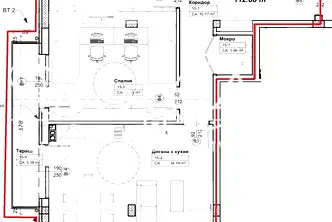 Тристаен апартамент с просторна дневна в Оборище, София
