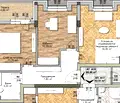 Снимка 2 — Тристаен апартамент в София, Овча купел
