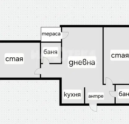 Снимка 4 — 3-стаен апартамент с гараж в Редута, София