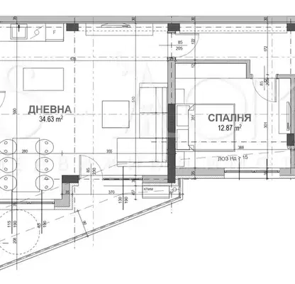 Снимка 4 — Тристаен апартамент в Стара Загора, Самара 3