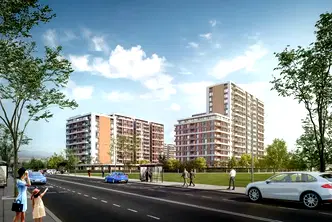Тристаен апартамент с гледка към центъра в Сердика, София