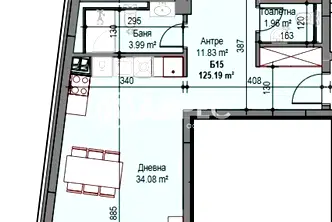 Просторен тристаен апартамент с две тераси в Сухата река, София