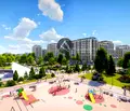 Снимка 3 — Тристаен апартамент с две бани и тераса в Тракия, Пловдив