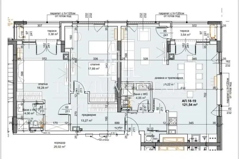 3-bedroom apartment in Plovdiv, Trakiya