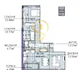 Снимка 2 — Тристаен апартамент с южна дневна в кв. Възраждане 2, Варна