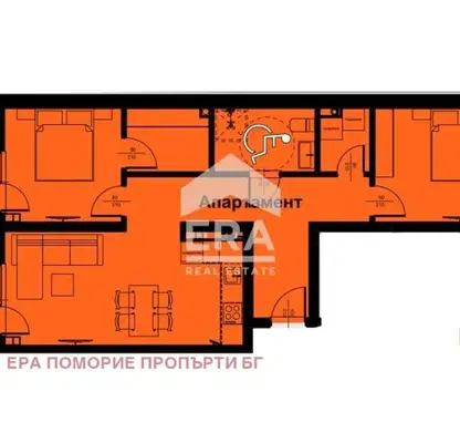 Снимка 2 — Тристаен апартамент в Бургас, Поморие
