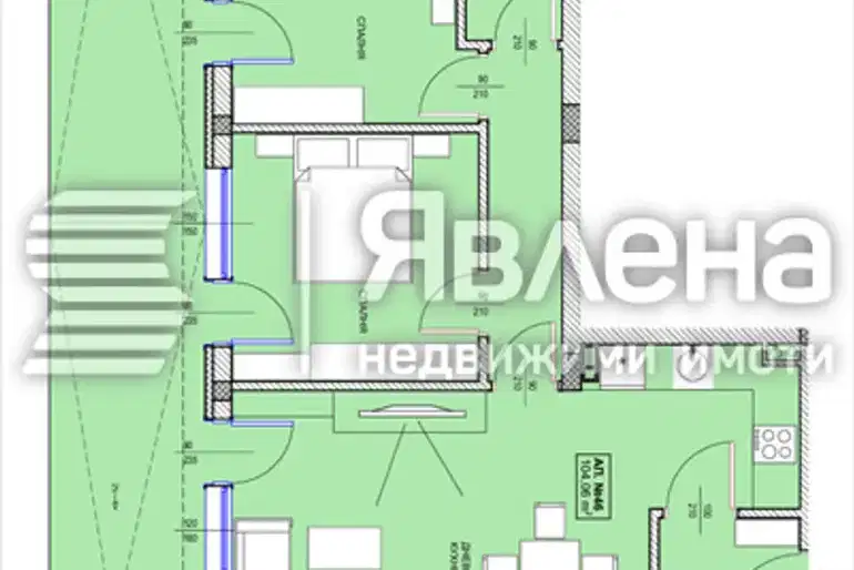 3-bedroom apartment in Oblast Burgas, Pomorie