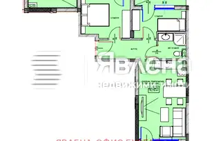 Тристаен апартамент в Бургас, Поморие