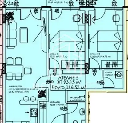 Снимка 2 — Тристаен апартамент в Бургас, Созопол