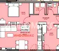 Снимка 2 — Тристаен апартамент с тераса в нова сграда в Братя Миладинови, Бургас
