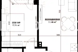 Двустаен апартамент в нов комплекс Смокините 5, Бургас - Хоризонт