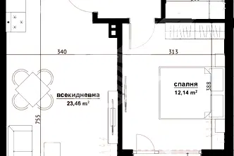 Двустаен апартамент в Бургас, Хоризонт