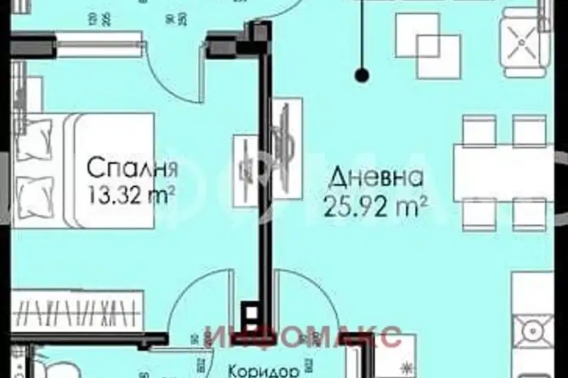 apartment in Burgas, Horizont