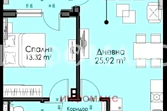 Двустаен апартамент с тераса в кв. Хоризонт, Бургас