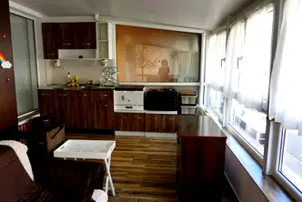 Двустаен апартамент с тераса в Меден рудник, Бургас