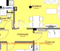 Снимка 2 — Тристаен апартамент с тераса в Сарафово, Бургас