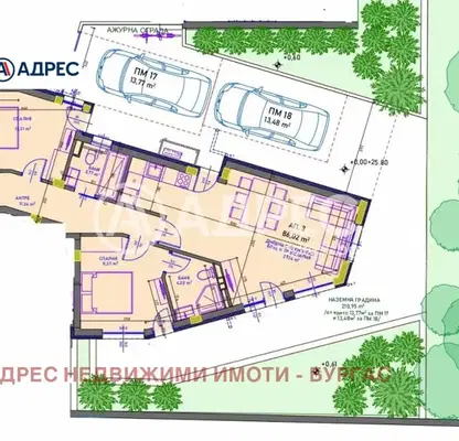Снимка 2 — Просторен 3-стаен апартамент в Сарафово, Бургас с голяма площ
