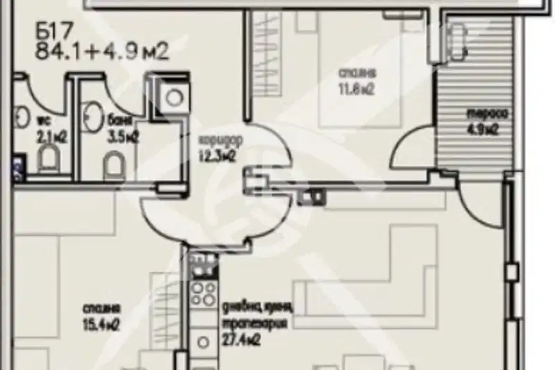 3-bedroom apartment in Burgas, Sarafovo