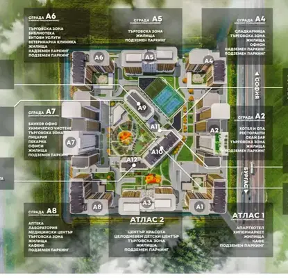 Снимка 3 — Апартамент 2 стаи в Славейков, Бургас с газифицирано строителство