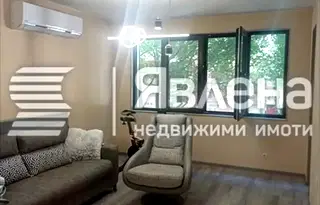 Двустаен апартамент с тераса и камина в Възраждане, Бургас
