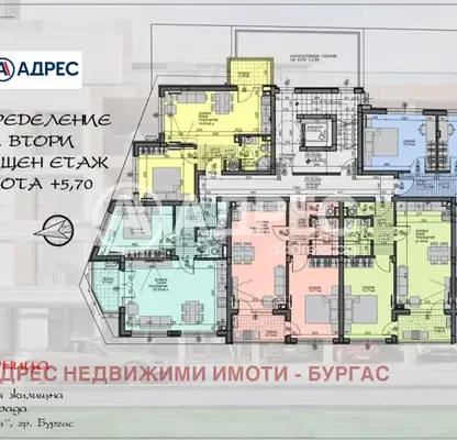 Снимка 4 — Двустаен апартамент с тераса в Зорница, Бургас, ново строителство