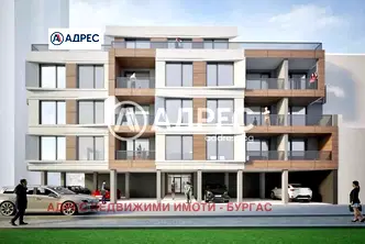 Тристаен апартамент с тераса в Зорница, Бургас, ново строителство