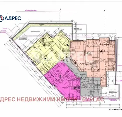 Снимка 3 — Тристаен апартамент с тераса в Зорница, Бургас, ново строителство