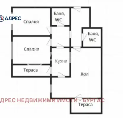 Снимка 4 — Многостаен апартамент в Бургас, Зорница